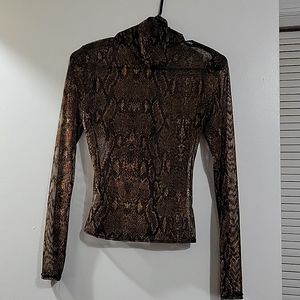 transparent top tiger design